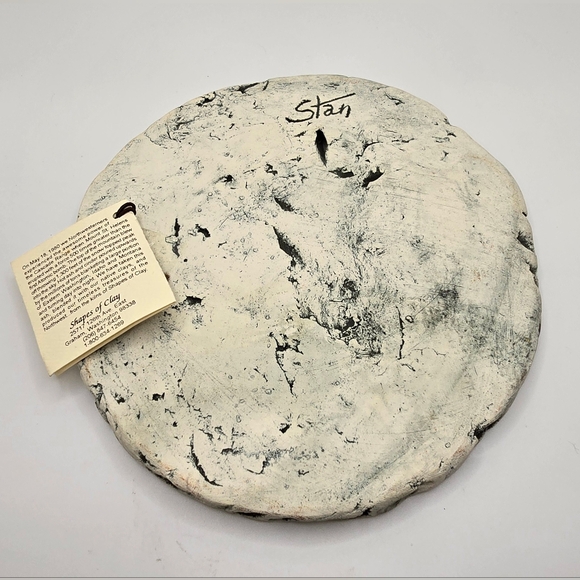 Shapes of Clay Made With Mt. St. Helens Ash Native American & Horse By Stan NWT - Picture 3 of 6